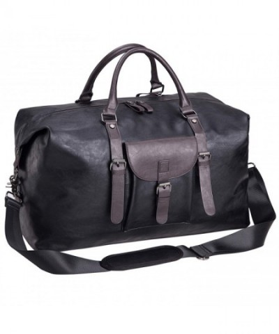 Oversized Leather Blackeekender Overnight Waterproof