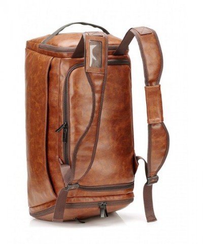 Leather Capacity Weekend Overnight Luggage