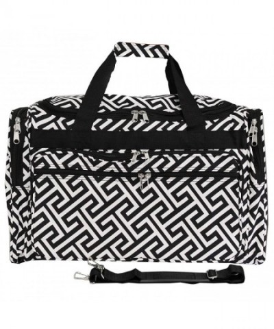 World Traveler Duffle Greek Black