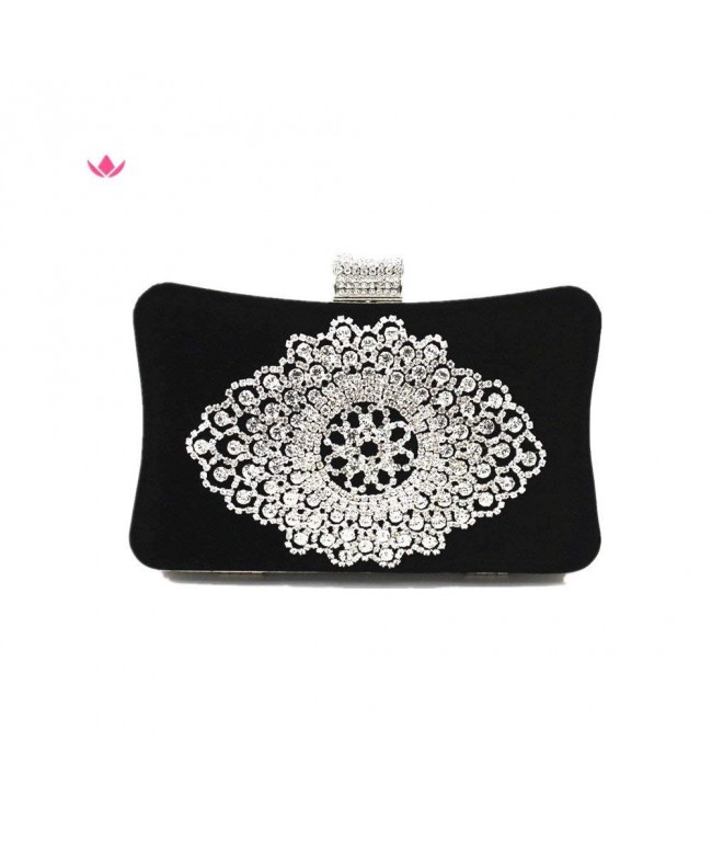 Shiratori Clutch Purses Rhinestone Crystal