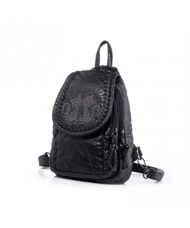 Katloo Backpack Purses Leather Clipper