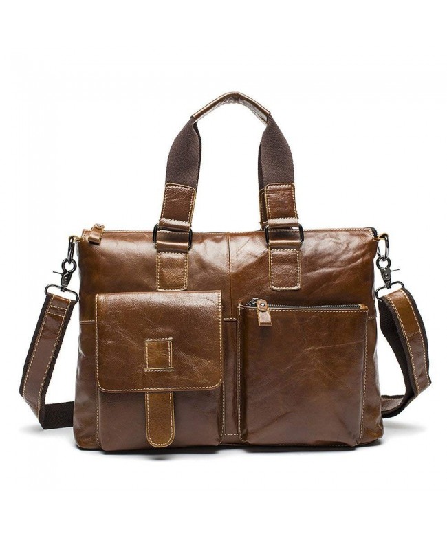 Stepack Genuine Messenger Briefcase Shoulder