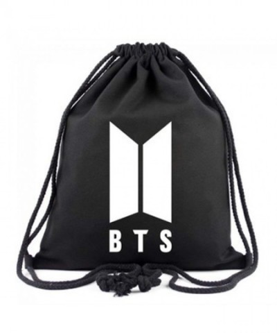 Kpop Bangtan Drawstring Backpack Shoulder