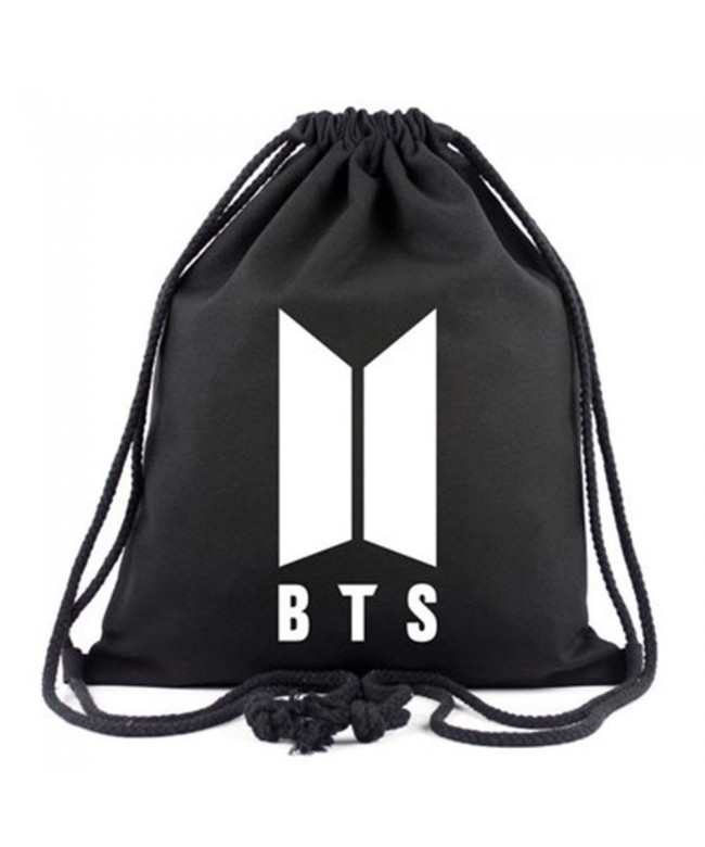 Kpop Bangtan Drawstring Backpack Shoulder
