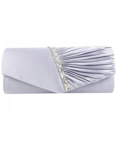 U Story Pleated Wedding Evening Rhinestones