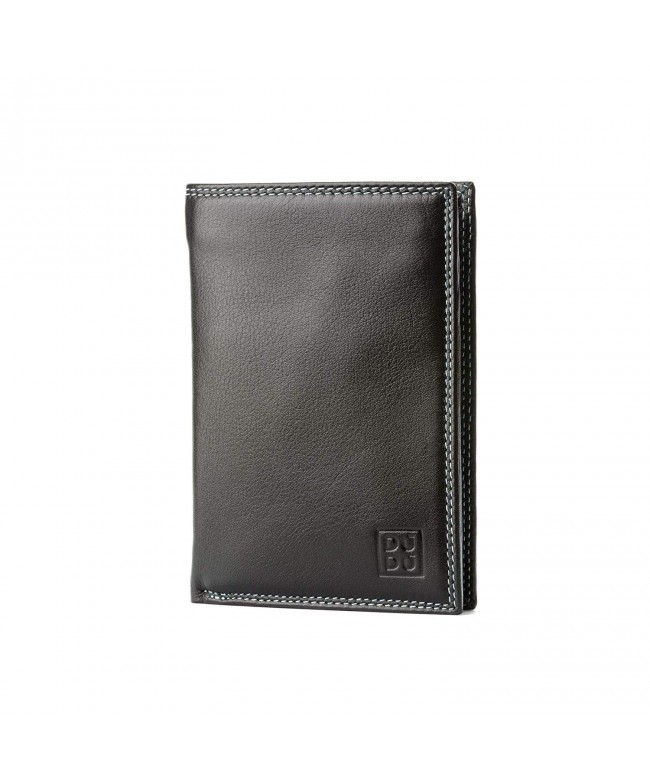 DUDU Blocking Vertical Genuine Leather