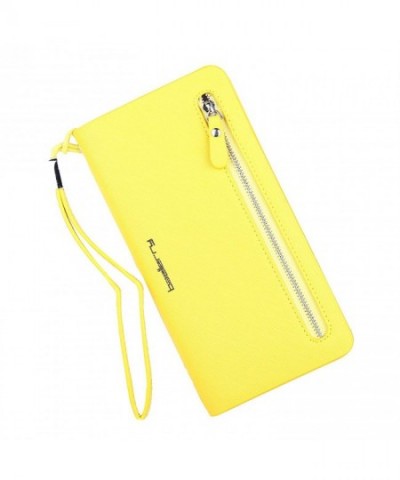 Leather Wallet Blocking Checkbook Organizer