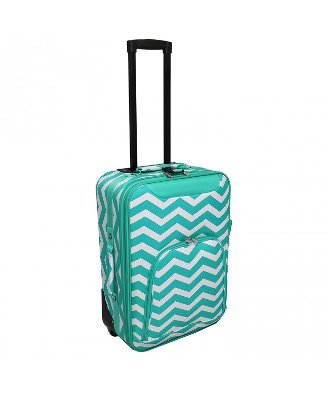 World Traveler Rolling Luggage Suitcase