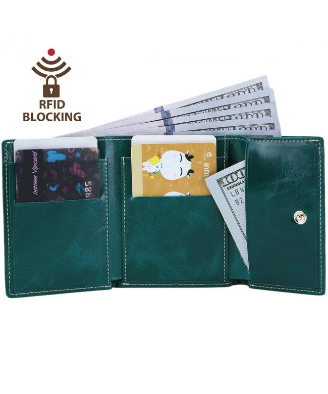 Itslife Minimalist Blocking Leather Green