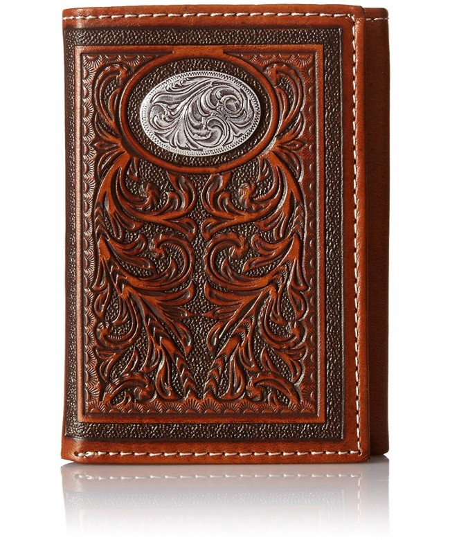 Nocona Mens Oval Trifold Size