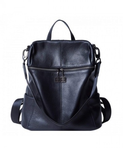 BOYATU Convertible Genuine Backpack Black 02