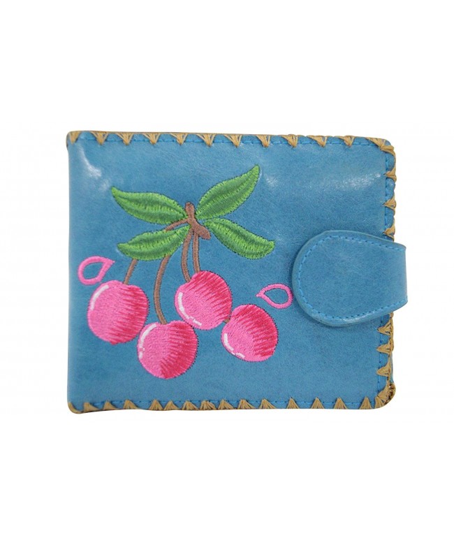 Lavishy Cherry Love Leather Embroidered