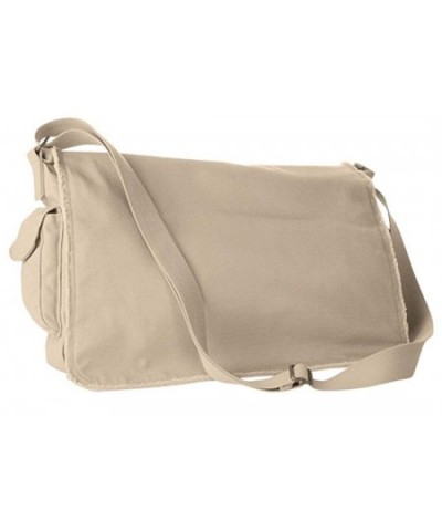Authentic Pigment Pigment Dyed Raw Edge Messenger