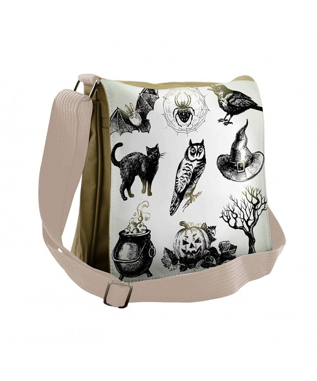 Lunarable Vintage Halloween Messenger Cross body