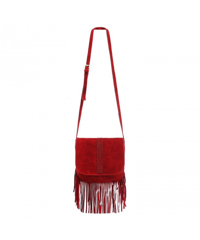 ZLYC Bohemian Nubuck Leather Shoulder