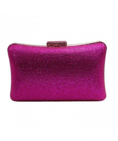 DMIX Size Crystal Clutch Fuchsia