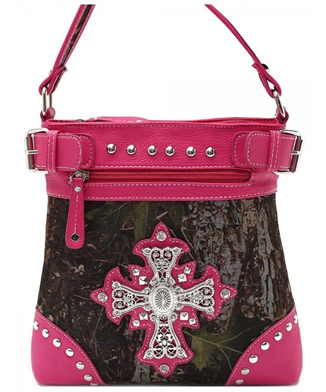 Camouflage Studded Handbag Western Shoulder