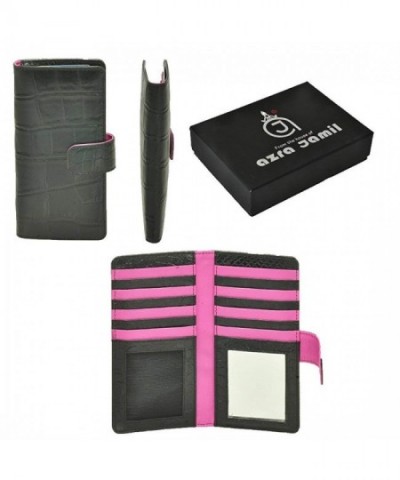 Leather Clutch Removable Wristlet Premium