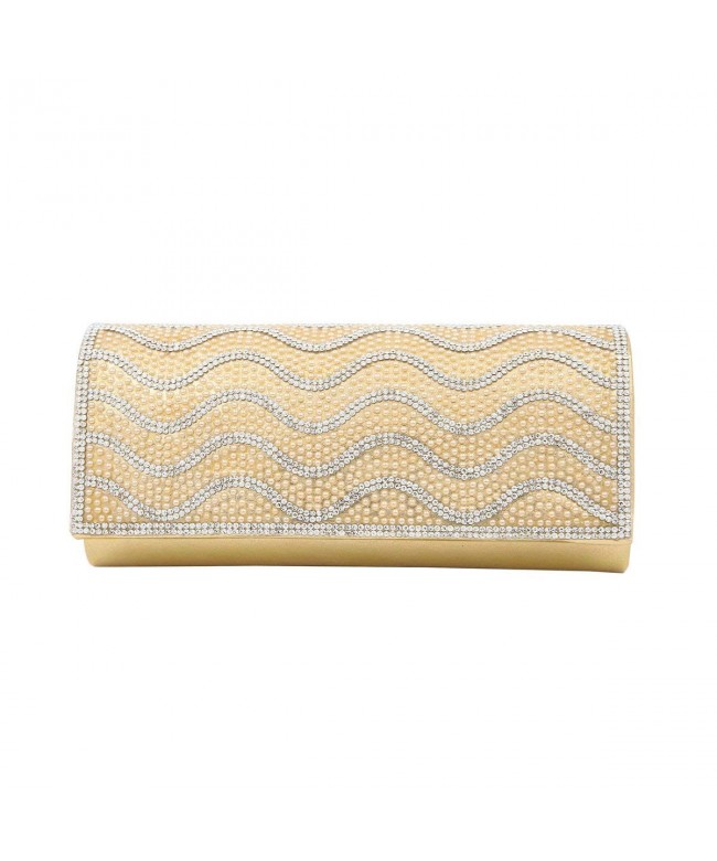 Rhinestones Pearl Glitter Clutch Evening