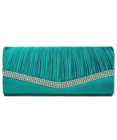 Chicastic Pleated Wedding Evening Rhinestones