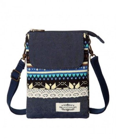 Phone Wallet Canvas National Crossbody