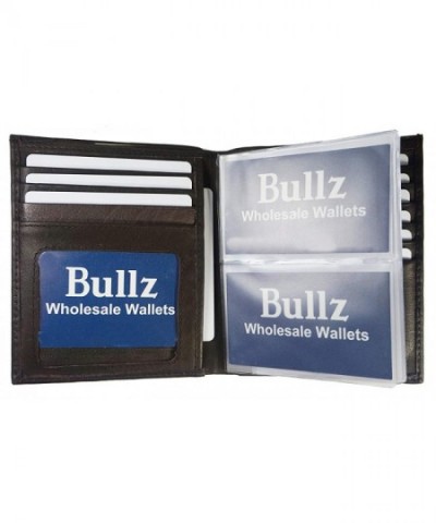 Leather European Bifold Hipster Wallet