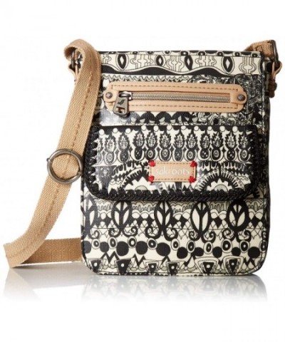 Sakroots Womens Small Messenger Black