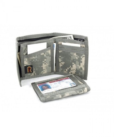 Camouflage Bifold Nylon Wallet Loop