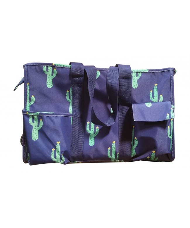 Carryall Pocket Zipper Closure Cactus