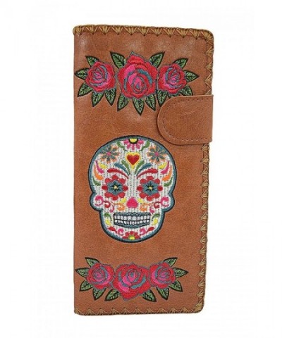 Lavishy Rockabilly Sugar Embroidered Wallet