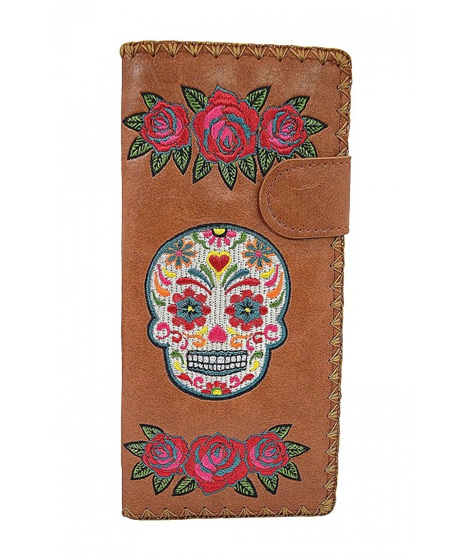 Lavishy Rockabilly Sugar Embroidered Wallet