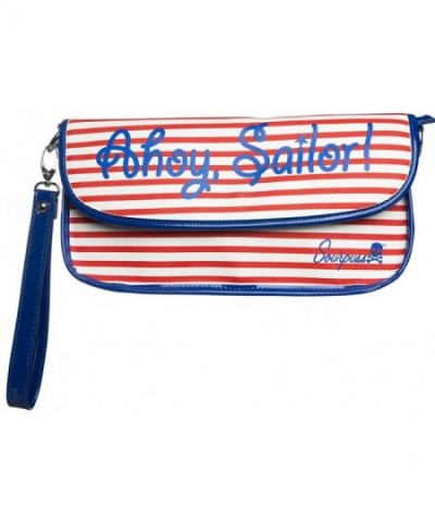 Sourpuss Sailor Clutch Purse White