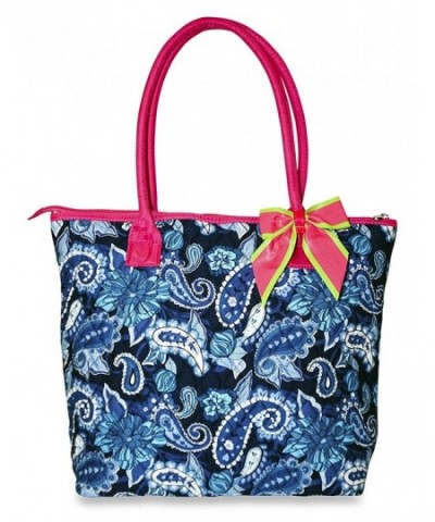 Rosenblue Flora Quilted Tote Pink