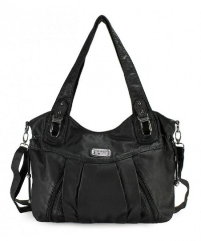 Scarleton Zipper Washed Shoulder H1472