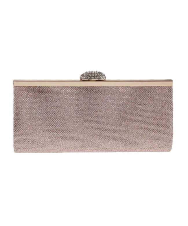 HeySun Rhinestone Shoulder Cross body Champagne