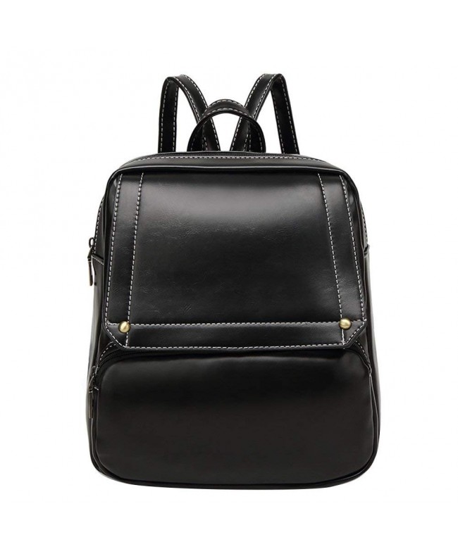 LIZHIGU Leather Backpack Satchel Shoulder