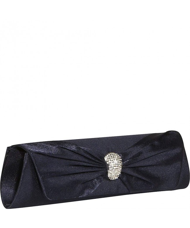 J Furmani Satin Flap Clutch