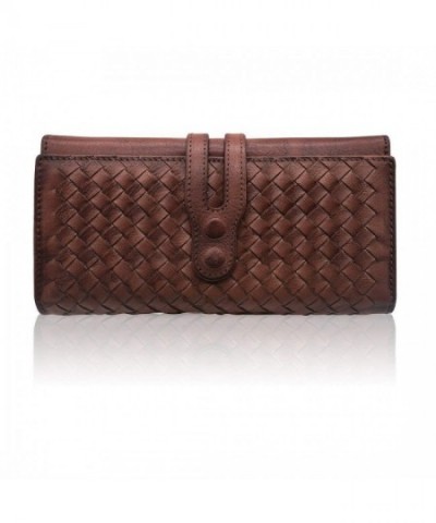 Wallets Genuine Leather Handmade Knitting