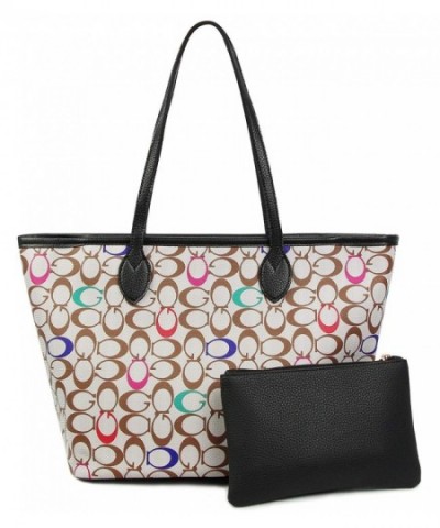 Handbags All over Printed Satchel Shoulder