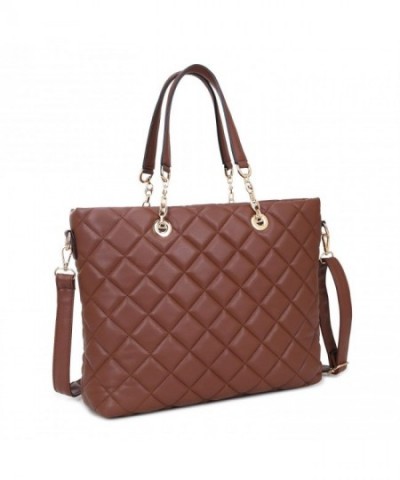 Dasein Designer Quilted Shoudler Satchel