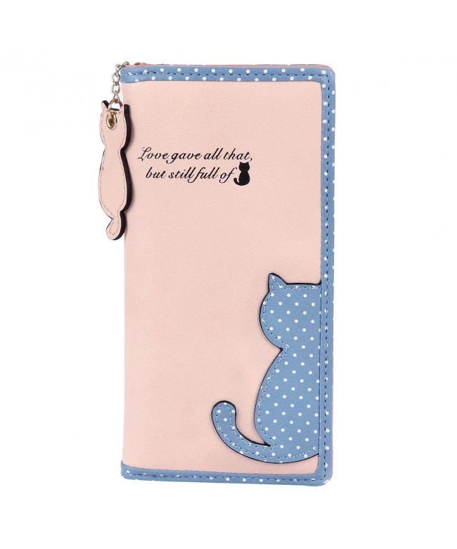 Damara Printing Leather Bifold Zippered