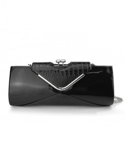 Womens Crocodile Pattern Evening Envelope
