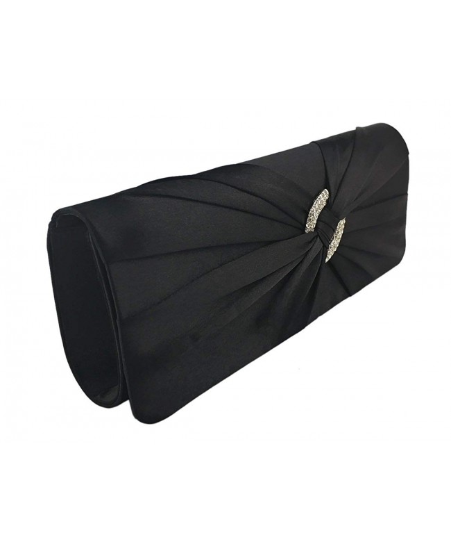 AITING Diamante Pleated Evening Handbag