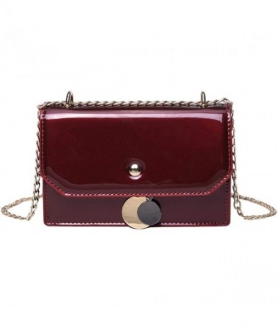 Women Patent Leather Shoulder Handbag