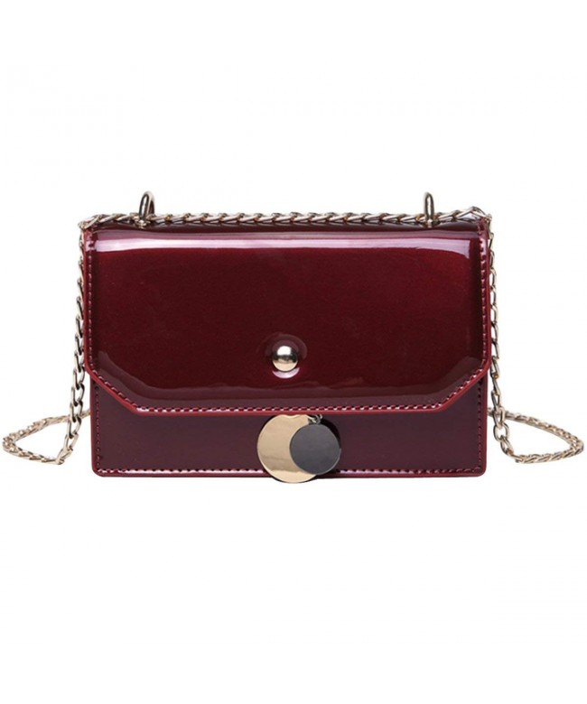 Women Patent Leather Shoulder Handbag