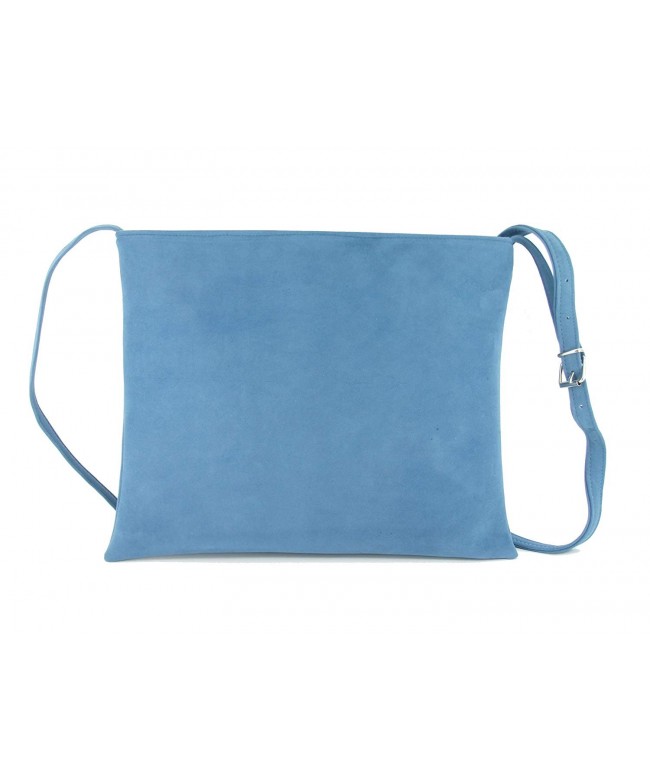 Womens Suede Shoulder Cross Body Zip Top