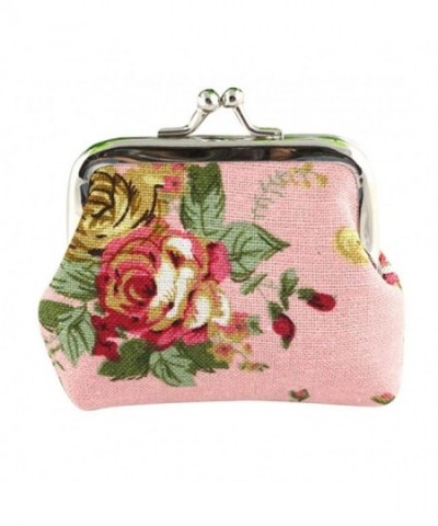 XUANOU Wallet Vintage Flower Printed