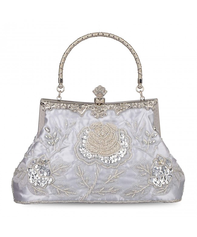 Baglamor Vintage Sequined Evening Wedding