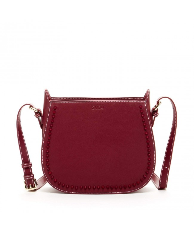 SUSU Madelyn Studded Crossbody Leather