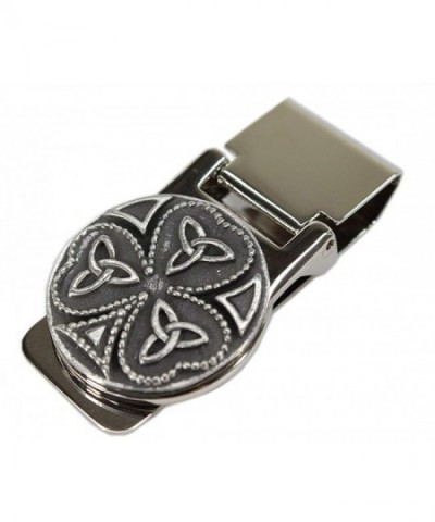 Celtic Shamrock Stainless Pewter Ireland
